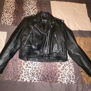 Faux leather jacket